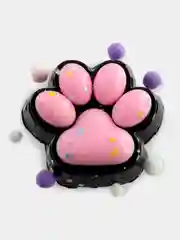 Черный игрушки антистресс сквиш лапка Кошачья лапа большая