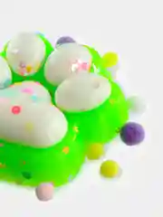 Салатовый игрушки антистресс сквиш лапка Кошачья лапа большая