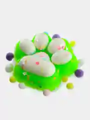 Салатовый игрушки антистресс сквиш лапка Кошачья лапа большая