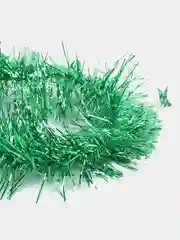 Зеленый мишура "Аквамарин", звёзды, d-8,5 см, 200 см