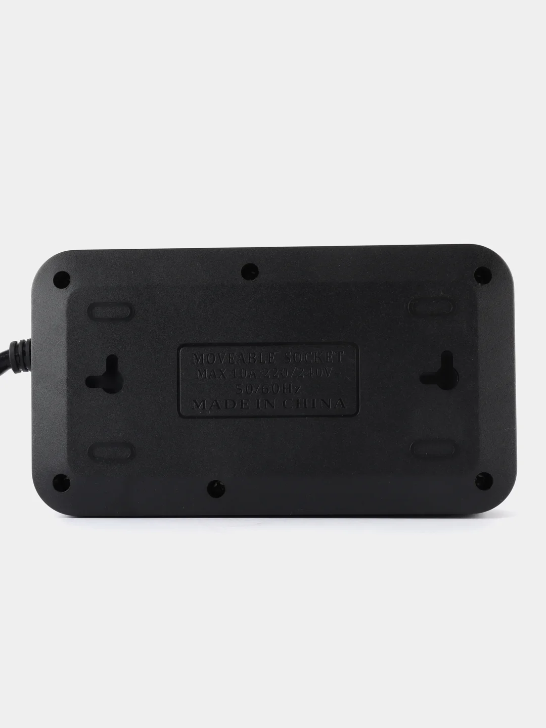 Черный сетевой фильтр HG-2503 3 розетки 3м + 4USB+PD черный