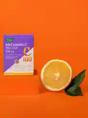 Витамин С 100 мг Эвалар Аскорбат кальция, 100 таблеток по 0,5 г