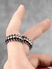 Серебряный кольцо "Кости"