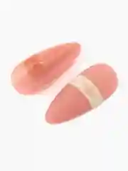 Горчичный накладные ногти с дизайном