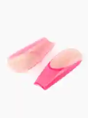 Рыжий накладные ногти с дизайном