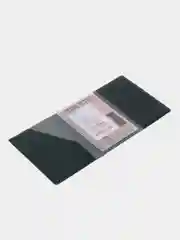 Тёмно-зелёный обложка для автодокументов