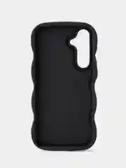 Черный чехол для Samsung Galaxy S24+ Plus (Самсунг Галакси С24 Плюс) выпуклый