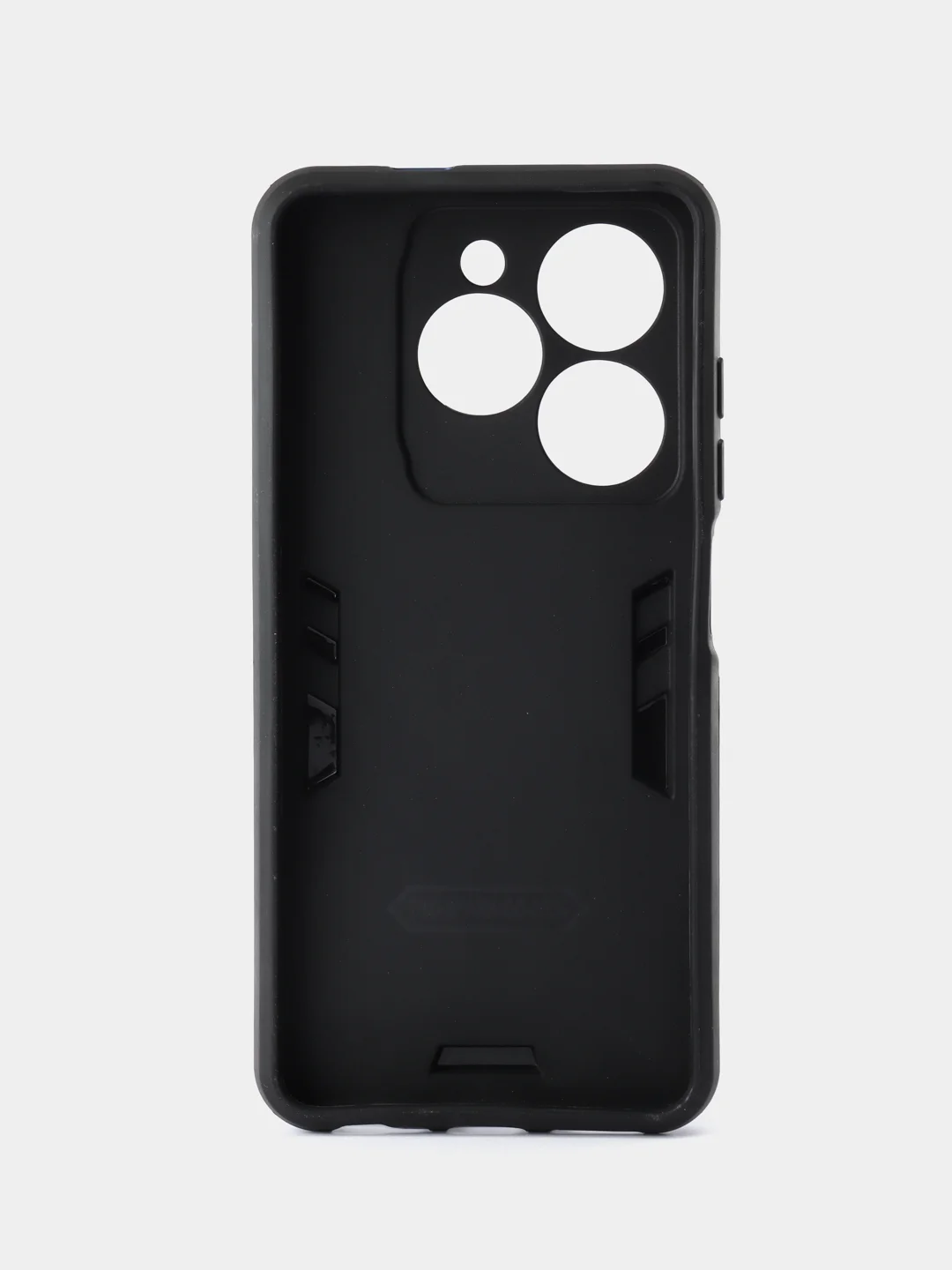 Синий чехол Tecno Spark 20 / Spark 20C / Go 2024 / Hot 40i (Спарк 20с) противоударный с кольцом