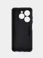 Синий чехол Tecno Spark 20 / Spark 20C / Go 2024 / Hot 40i (Спарк 20с) противоударный с кольцом
