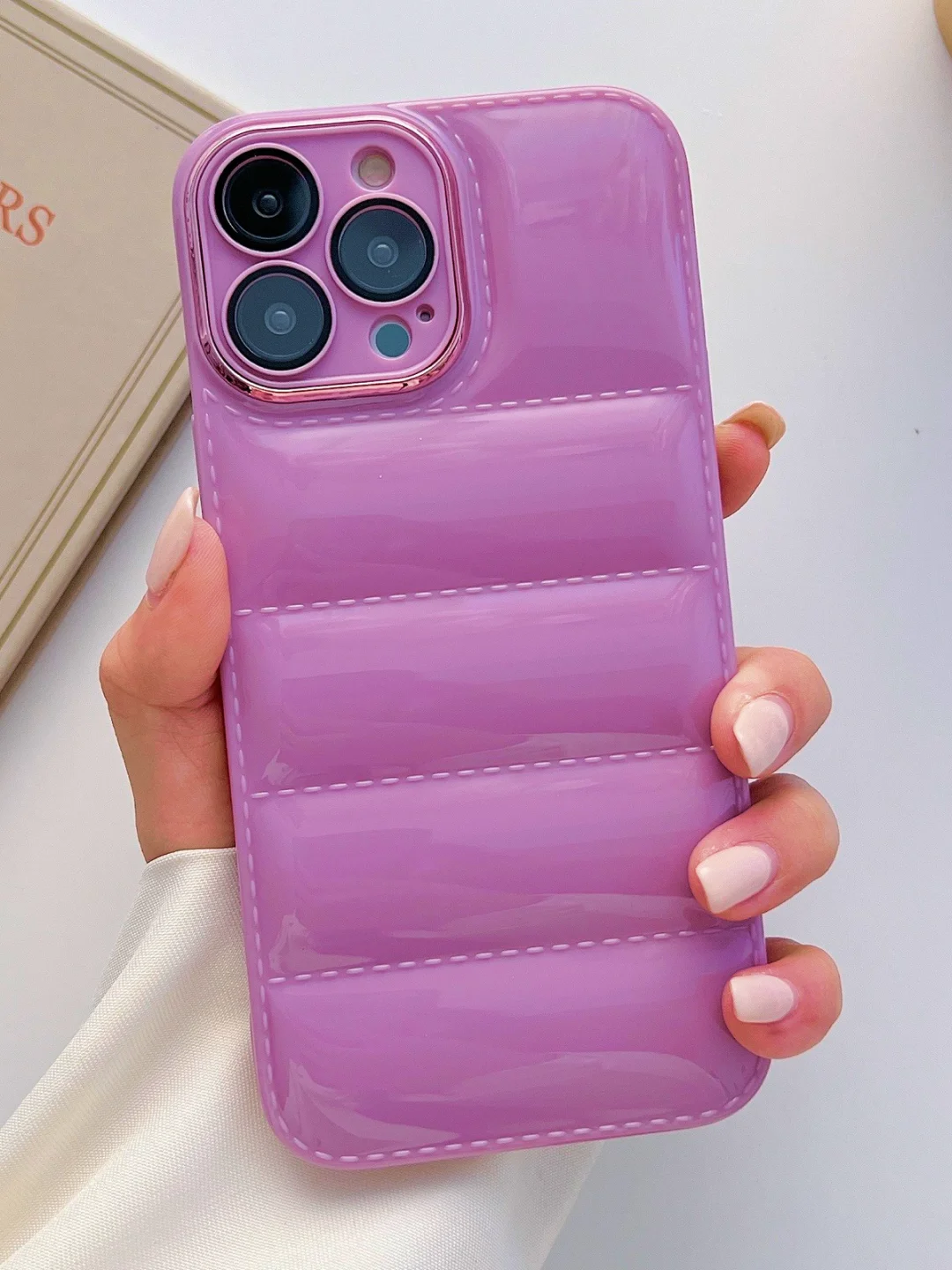 Фиолетовый чехол iPhone 11 13 7 8 Plus / XR 12 / 14 Pro Max / X XS айфон про макс
