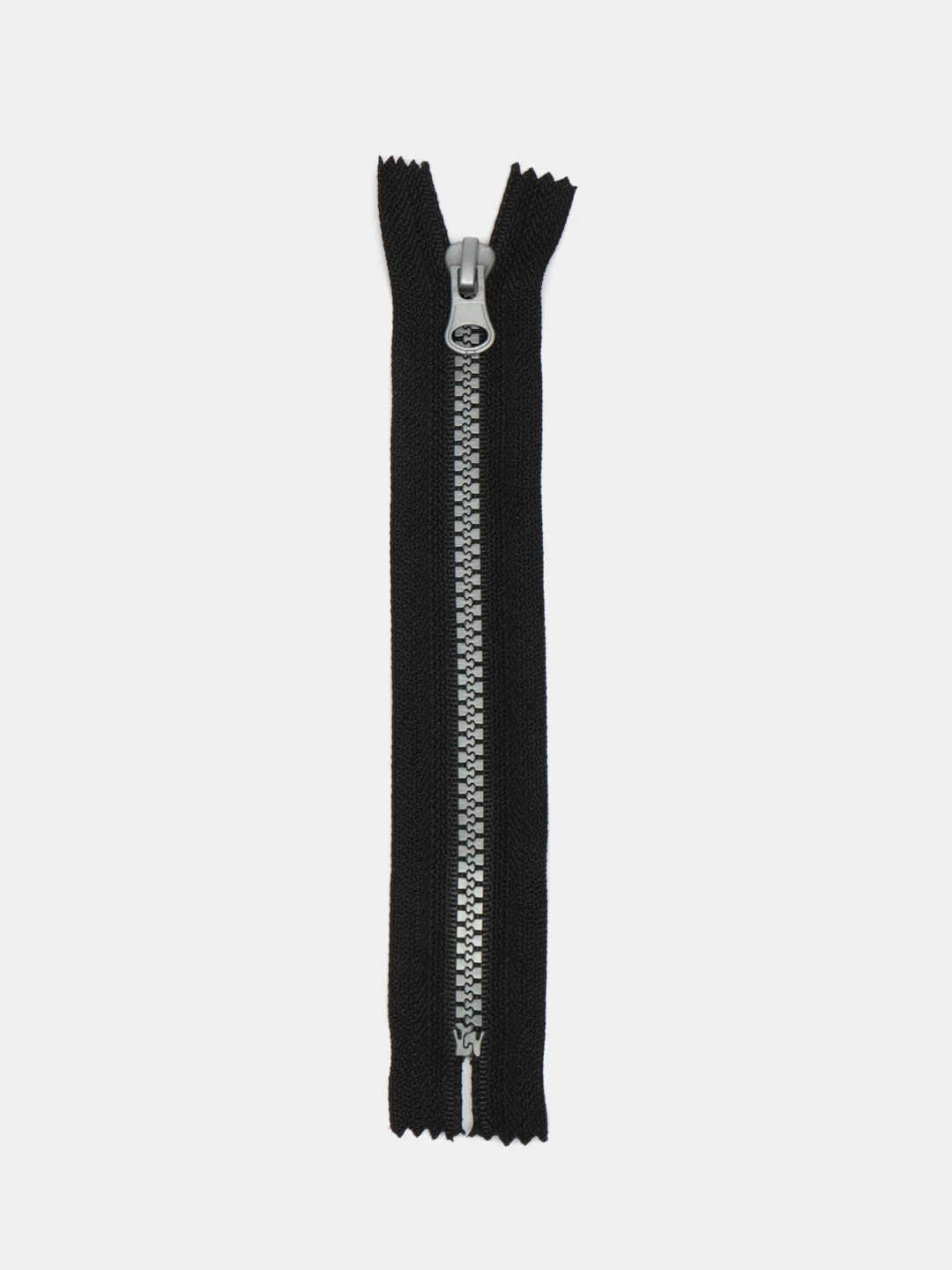 Черный молния MaxZipper трактор №5 н/р серое усил.зв., 16 см н/р, 18 см, 5 шт/уп, т. синяя, белая