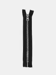 Черный молния MaxZipper трактор №5 н/р серое усил.зв., 16 см н/р, 18 см, 5 шт/уп, т. синяя, белая