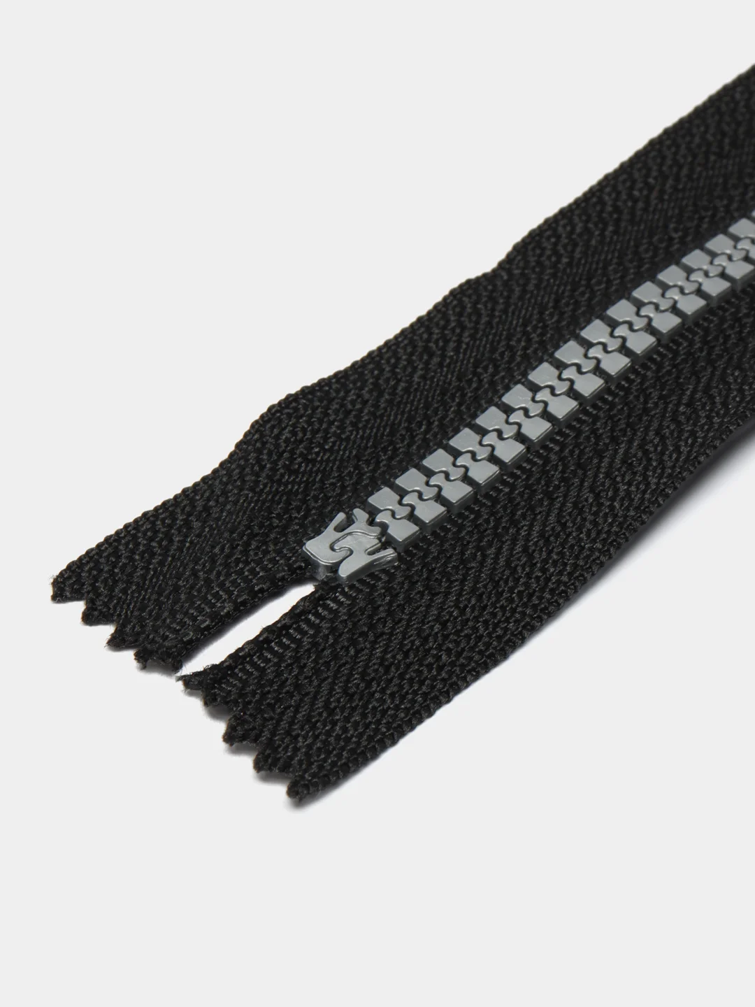 Черный молния MaxZipper трактор №5 н/р серое усил.зв., 16 см н/р, 18 см, 5 шт/уп, т. синяя, белая