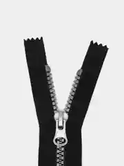 Черный молния MaxZipper трактор №5 н/р серое усил.зв., 16 см н/р, 18 см, 5 шт/уп, т. синяя, белая