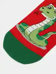 Вишнёвый носки новогодние