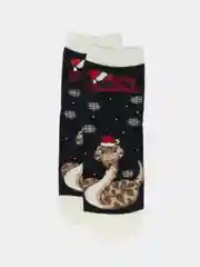Индиго носки новогодние