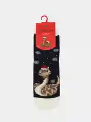 Индиго носки новогодние