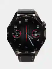 Умные часы 2024, WATCH 4+ Обновленная серия RU, три ремешка, 46mm, черный