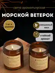 Свеча ароматическая в стакане, аромасвеча, новогодняя свеча