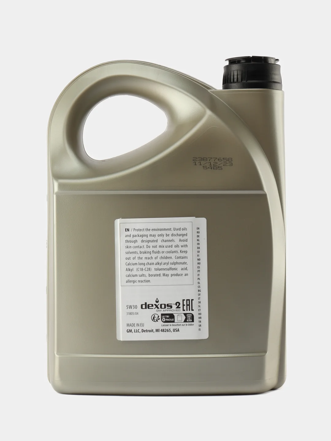 Масло моторное General Motors Dexos2 5W-30, синтетика