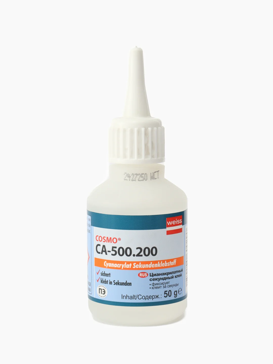 Цианоакрилатный клей COSMO CA 12 50 гр
