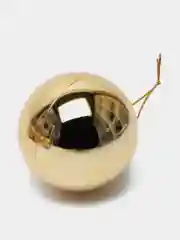 Золотой елочные шары, елочные игрушки, набор новогодних шаров для елки в тубе, 4 см, 12 штук