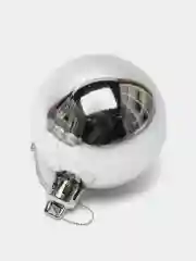 Серебряный елочные шары, елочные игрушки, набор новогодних шаров для елки в тубе, 4 см, 12 штук
