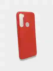 Красный чехол c блёстками для Xiaomi Redmi Note 8, Note 8 2021 накладка блестящая