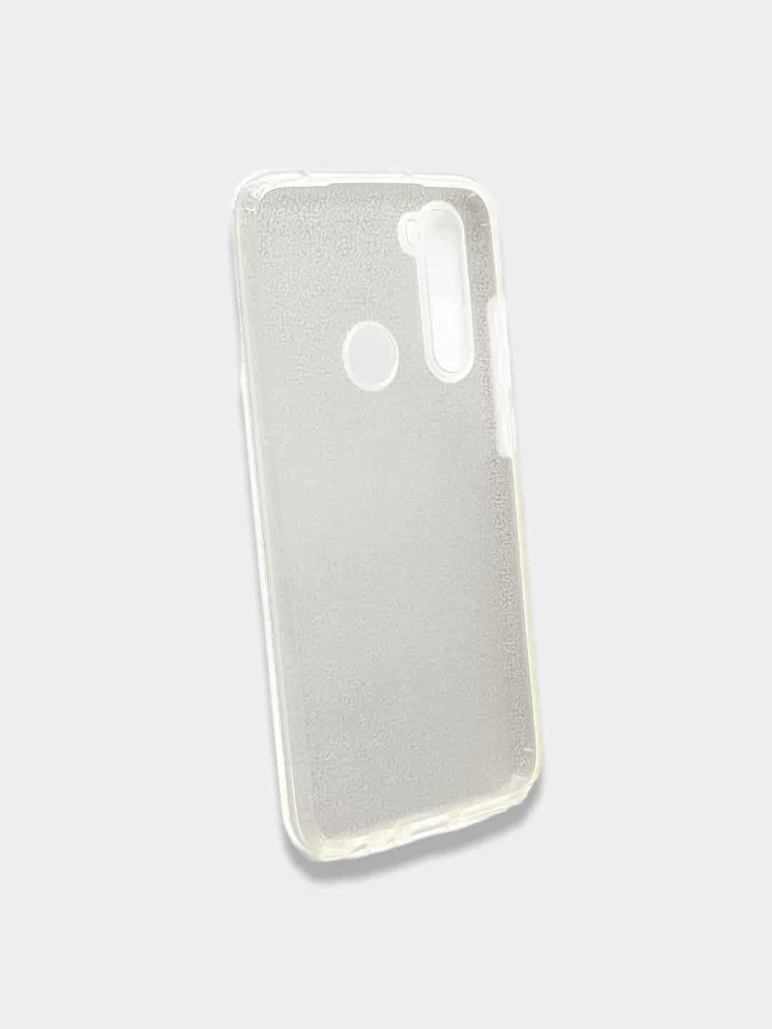 Серебряный чехол c блёстками для Xiaomi Redmi Note 8, Note 8 2021 накладка блестящая