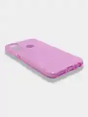 Лавандовый чехол c блёстками для Xiaomi Redmi Note 8, Note 8 2021 накладка блестящая