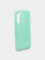 Бирюзовый чехол c блёстками для Xiaomi Redmi Note 8, Note 8 2021 накладка блестящая