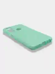 Бирюзовый чехол c блёстками для Xiaomi Redmi Note 8, Note 8 2021 накладка блестящая