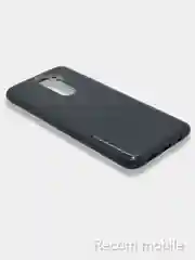 Угольный чехол c блёстками для Xiaomi Redmi Note 8, Note 8 2021 накладка блестящая