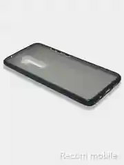 Угольный чехол c блёстками для Xiaomi Redmi Note 8, Note 8 2021 накладка блестящая