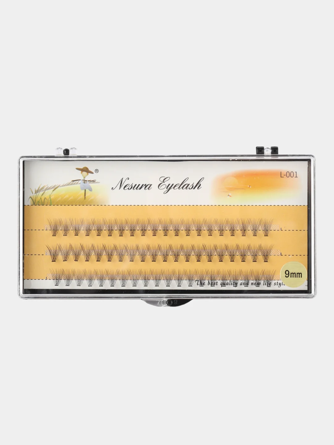 Накладные пучковые ресницы Nesura Eyelash, пучки для наращивания, пучки ресниц