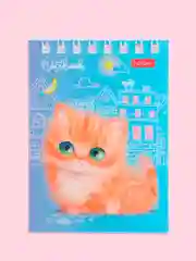 Аметистовый блокнот/скетчбук/ежедневник/записная книжка/смешбук/кешбук с котиками, котоблокнот