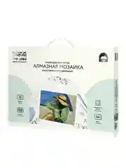 Алмазная мозаика Три совы "Релакс", холст на деревянном подрамнике, 30х40 см