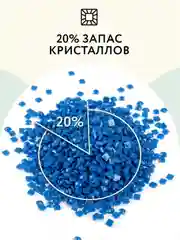 Алмазная мозаика Три совы "Озеро в Альпах", холст, 30х40 см