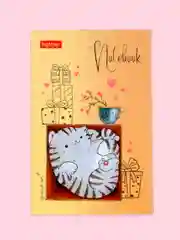 Разноцветный блокнот/скетчбук/ежедневник/записная книжка/смешбук/кешбук с котиками, котоблокнот