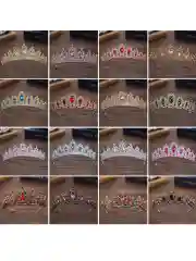 Зеленый диадема, Корона со стразами на голову, корона для девочки