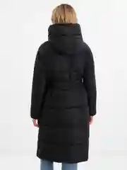 Черный пальто осень-зима