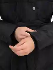 Черный пальто осень-зима