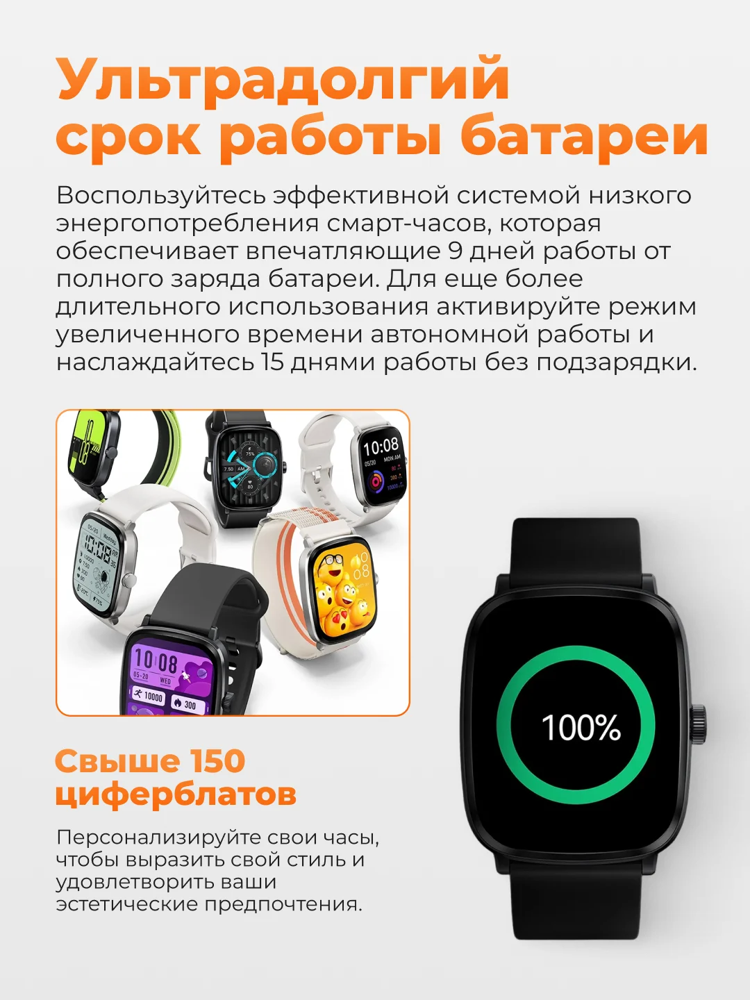 Серебряный умные часы Xiaomi Haylou RS5 LS19