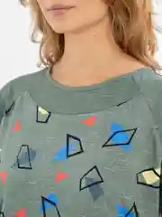 526 Туника (Зеленый/ромб)
