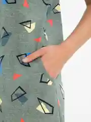 526 Туника (Зеленый/ромб)