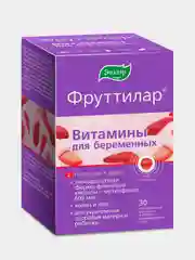 Витамины для беременных Эвалар Фруттилар, 30 пастилок в форме мармеладных ягод по 4 г