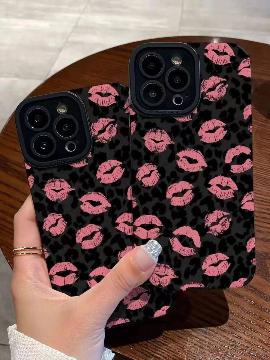 Бежевый меланж чехол для айфон (iPhone) 11, 12, 13, 14, 15, 16 Pro Max, силиконовый ребристый с принтом