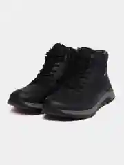 Черный ботинки зимние мужские Rieker из натуральной кожи с климатической мембраной Rieker-Tex