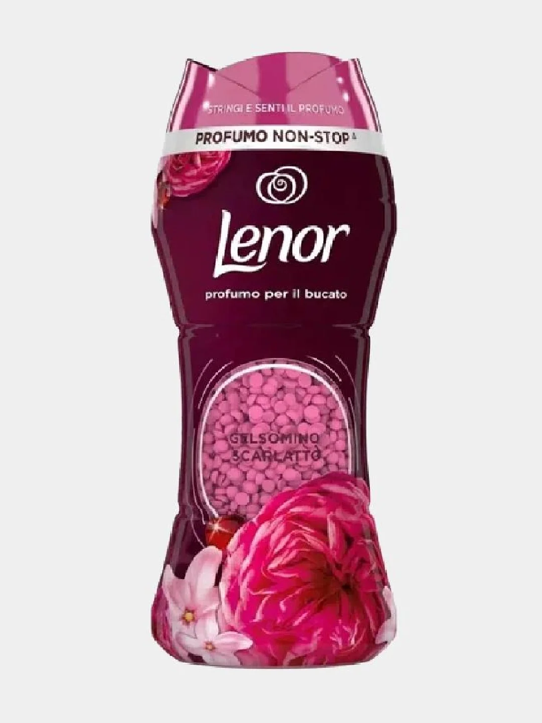 Алый кондиционер для белья в гранулах 210 г, LENOR Алый жасмин, Пробуждение, Золото ванили