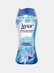 Голубой кондиционер для белья в гранулах 210 г, LENOR Алый жасмин, Пробуждение, Золото ванили